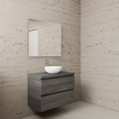 Badkamermeubel Gliss Project 80cm⎢Frey Oak⎢Onderkast met topblad