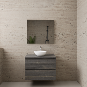 Badkamermeubel Gliss Project 80cm⎢Frey Oak⎢Onderkast met topblad