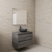 Badkamermeubel Gliss Project 80cm⎢Frey Oak⎢Onderkast met topblad