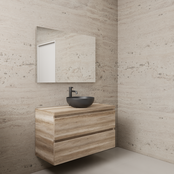 Badkamermeubel Gliss Project 100cm⎢Canyon Oak⎢Onderkast met topblad