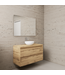 Badkamermeubel Gliss Project 100cm⎢Dakota Oak⎢Onderkast met topblad