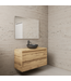 Badkamermeubel Gliss Project 100cm⎢Dakota Oak⎢Onderkast met topblad