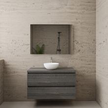 Badkamermeubel Gliss Project 100cm⎢Frey Oak⎢Onderkast met topblad