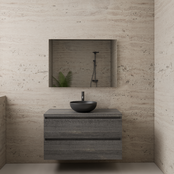 Badkamermeubel Gliss Project 100cm⎢Frey Oak⎢Onderkast met topblad