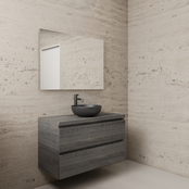 Badkamermeubel Gliss Project 100cm⎢Frey Oak⎢Onderkast met topblad