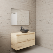 Badkamermeubel Gliss Project 100cm⎢Artisan Oak⎢Onderkast met topblad