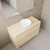 Badkamermeubel Gliss Project 100cm⎢Artisan Oak⎢Onderkast met topblad