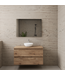 Badkamermeubel Gliss Project 100cm⎢Wellington Oak⎢Onderkast met topblad