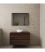 Badkamermeubel Gliss Project 100cm⎢Sonoma Choco⎢Onderkast met topblad