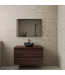 Badkamermeubel Gliss Project 100cm⎢Sonoma Choco⎢Onderkast met topblad