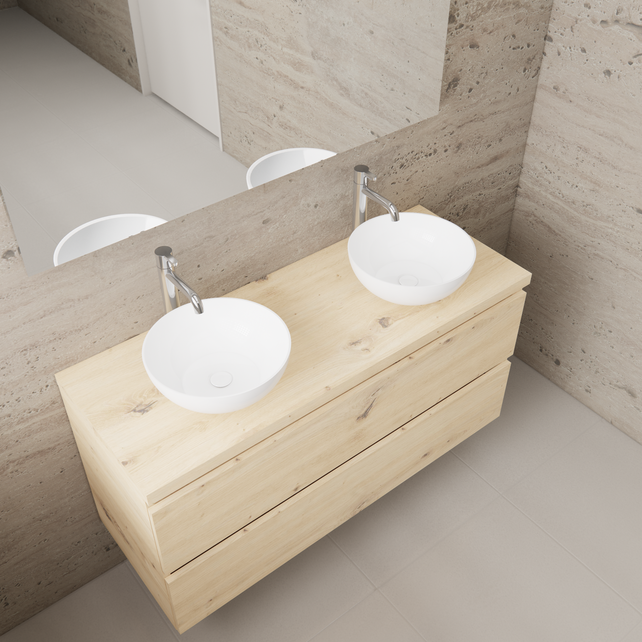 Badkamermeubel Gliss Project 120cm⎢Artisan Oak⎢Onderkast met topblad Badkamermeubel Gliss Project 120cm⎢Artisan Oak⎢Onderkast met topblad