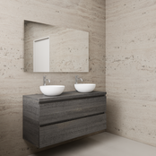 Badkamermeubel Gliss Project 120cm⎢Frey Oak⎢Onderkast met topblad