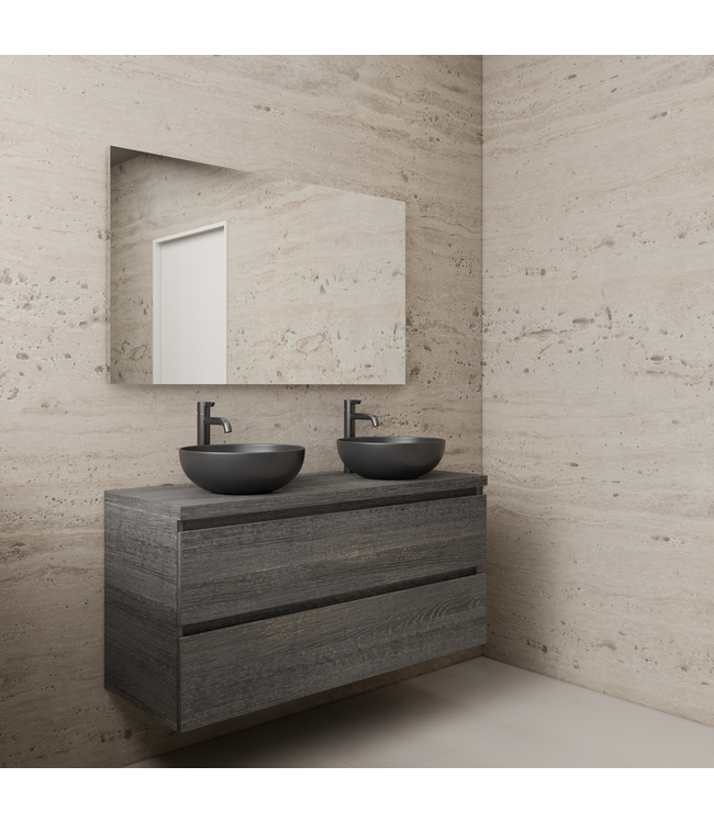 Badkamermeubel Gliss Project 120cm⎢Frey Oak⎢Onderkast met topblad