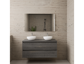 Badkamermeubel Gliss Project 120cm⎢Frey Oak⎢Onderkast met topblad