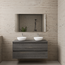 GLISS DESIGN Badkamermeubel Gliss Project 120cm⎢Frey Oak⎢Onderkast met topblad