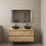 GLISS DESIGN Badkamermeubel Gliss Project 120cm⎢Dakota Oak⎢Onderkast met topblad