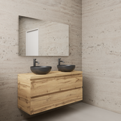 Badkamermeubel Gliss Project 120cm⎢Dakota Oak⎢Onderkast met topblad