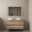 GLISS DESIGN Badkamermeubel Gliss Project 120cm⎢Canyon Oak⎢Onderkast met topblad