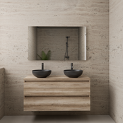 Badkamermeubel Gliss Project 120cm⎢Canyon Oak⎢Onderkast met topblad