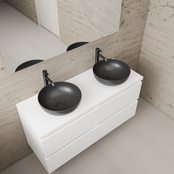 Badkamermeubel Gliss Project 120cm⎢4-lades⎢Hoogglans Wit⎢Onderkast met topblad