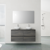 Badkamermeubel Gliss Project 120cm⎢4-lades⎢Frey Oak⎢Onderkast met topblad