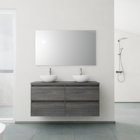 Badkamermeubel Gliss Project 120cm⎢4-lades⎢Frey Oak⎢Onderkast met topblad