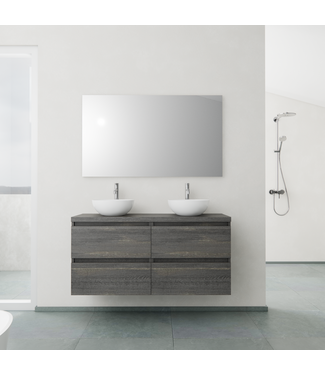 GLISS DESIGN Badkamermeubel Gliss Project 120cm⎢4-lades⎢Frey Oak⎢Onderkast met topblad