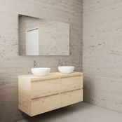 Badkamermeubel Gliss Project 120cm⎢4-lades⎢Artisan Oak⎢Onderkast met topblad Badkamermeubel Gliss Project 120cm⎢4-lades⎢Artisan Oak⎢Onderkast met topblad