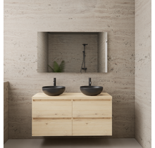 Badkamermeubel Gliss Project 120cm⎢4-lades⎢Artisan Oak⎢Onderkast met topblad