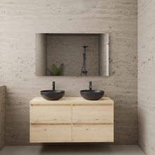 Badkamermeubel Gliss Project 120cm⎢4-lades⎢Artisan Oak⎢Onderkast met topblad