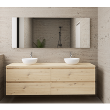 Badkamermeubel Gliss Project 160cm⎢4-lades⎢Artisan Oak⎢Onderkast met topblad