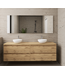 Badkamermeubel Gliss Project 160cm⎢4-lades⎢Dakota Oak⎢Onderkast met topblad