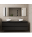 Badkamermeubel Gliss Project 160cm⎢4-lades⎢Mat Zwart⎢Onderkast met topblad