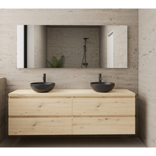 Badkamermeubel Gliss Project 200cm⎢4-lades⎢Artisan Oak⎢Onderkast met topblad
