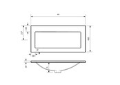 Badkamermeubel met wastafel⎢Wellington Oak - Mat Zwart⎢Gliss Project 80cm Badkamermeubel met wastafel⎢Wellington Oak - Mat Zwart⎢Gliss Project 80cm