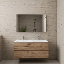 Badkamermeubel met wastafel⎢Wellington Oak - Wit⎢Gliss Project 120cm