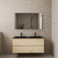 GLISS DESIGN Badkamermeubel met wastafel⎢Artisan Oak - Mat Zwart⎢Gliss Project 120cm