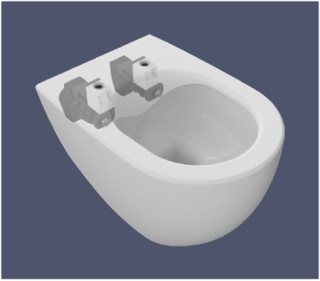 Hangtoilet Randloos Mat Antraciet⎢Isvea Sentimenti NEO⎢excl. wc bril