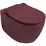 Isvea Hangtoilet Randloos Mat Maroon Rood⎢Isvea Sentimenti NEO⎢excl. wc bril