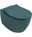 Isvea Hangtoilet Randloos Mat Petrol Groen⎢Isvea Sentimenti NEO⎢excl. wc bril
