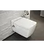 Hangtoilet met bidet Wit Randloos⎢VitrA Metropole⎢Geintegreerde bidetkraan Warm&Koud⎢excl. wc bril