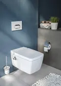 Hangtoilet met bidet Wit Randloos⎢VitrA Metropole⎢Geintegreerde bidetkraan Warm&Koud⎢excl. wc bril