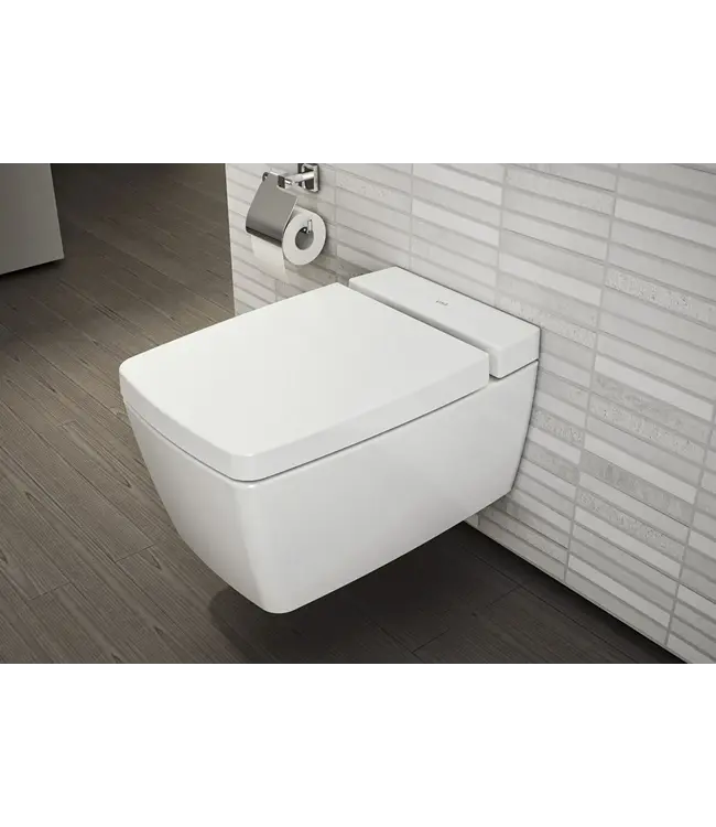 Hangtoilet met bidet Wit Randloos⎢VitrA Metropole⎢Geintegreerde bidetkraan Warm&Koud⎢excl. wc bril