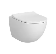 Hangtoilet met bidet Wit⎢VitrA Sento⎢Randloos excl. wc bril