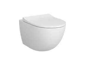 Hangtoilet met bidet Wit⎢VitrA Sento⎢Randloos excl. wc bril