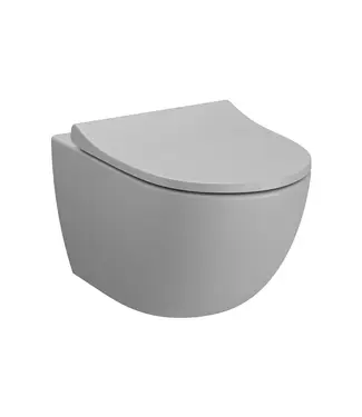 VITRA Hangtoilet met bidet Mat Grijs⎢VitrA Sento⎢Randloos excl. wc bril