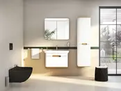 Hangtoilet met bidet Mat Zwart⎢VitrA Sento⎢Randloos excl. wc bril