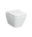 Hangtoilet VitrA Integra Square Wit⎢Randloos⎢excl. wc bril