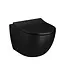 Hangtoilet Randloos Mat Zwart⎢VitrA Sento⎢excl. wc bril