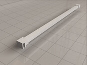 Douchewand 70x200cm⎢Wiesbaden Less⎢Mat Wit⎢8mm helderglas met nano-coating - 20.3354 Douchewand 70x200cm⎢Wiesbaden Less⎢Mat Wit⎢8mm helderglas met nano-coating - 20.3354